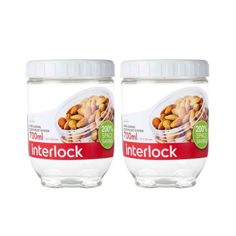 BỘ 2 HỘP ĐỰNG THỰC PHẨM 700ML INL304WS2