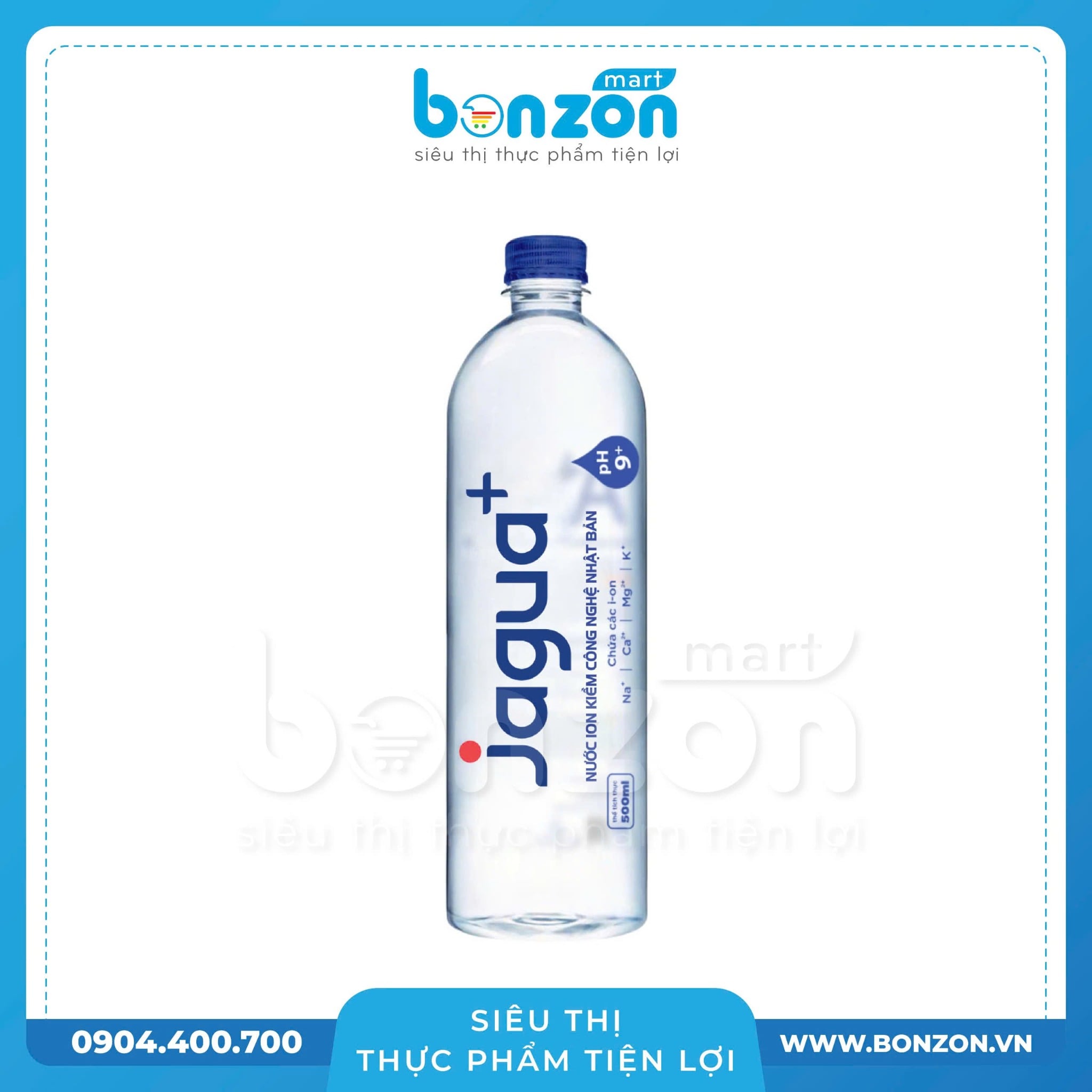 NƯỚC UỐNG ION KIỀM CÔNG NGHỆ NHẬT BẢN JAGUA 500 ML