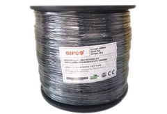 Cáp Mạng GIPCO Cat3 CU 4 Sợi (2cặp x2) Có Dây Thép Cường Lực (500M)