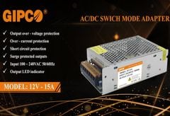 Nguồn Tổng GIPCO 12V - 15A