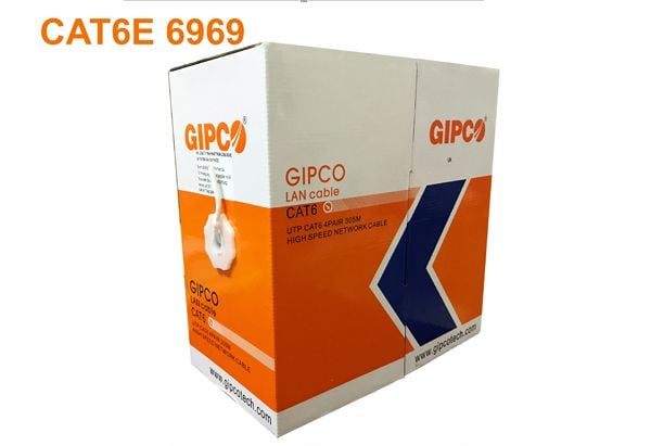 Cable Mạng GIPCO - UTP Cat6 - 6969