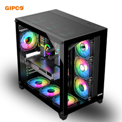 Vỏ Case Máy Tính AQUARIUM GIPCO- GB659 ( màu đen )