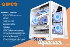 Vỏ Case Máy Tính MATX AQUARIUM GIPCO- MW389 ( màu trắng)