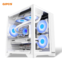 Vỏ Case Máy Tính MATX AQUARIUM GIPCO- MW389 ( màu trắng)