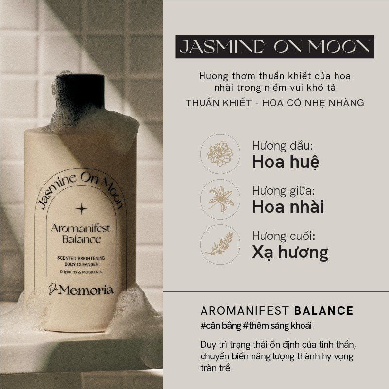  Sữa Tắm Trắng Da Hương Nước Hoa Thư Giãn (300ml) 