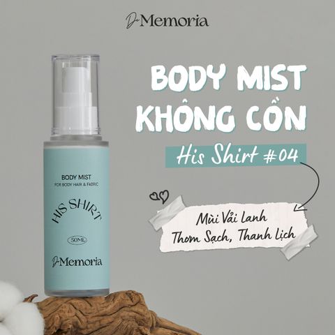  Body Mist #04 HIS SHIRT - Hương Vải Lanh Thanh Lịch (50ml) 