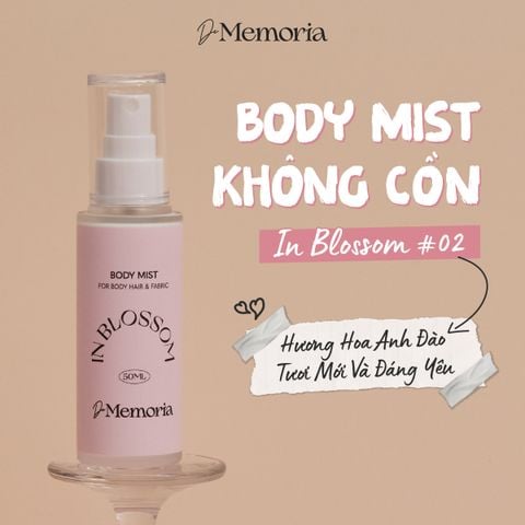  Body Mist #02 IN BLOSSOM  - Hương Hoa Anh Đào Đáng Yêu (50ml) 