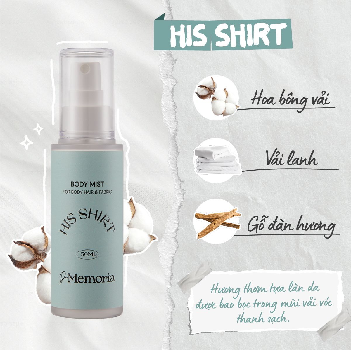  BODY MIST #04 HIS SHIRT (50ML) 