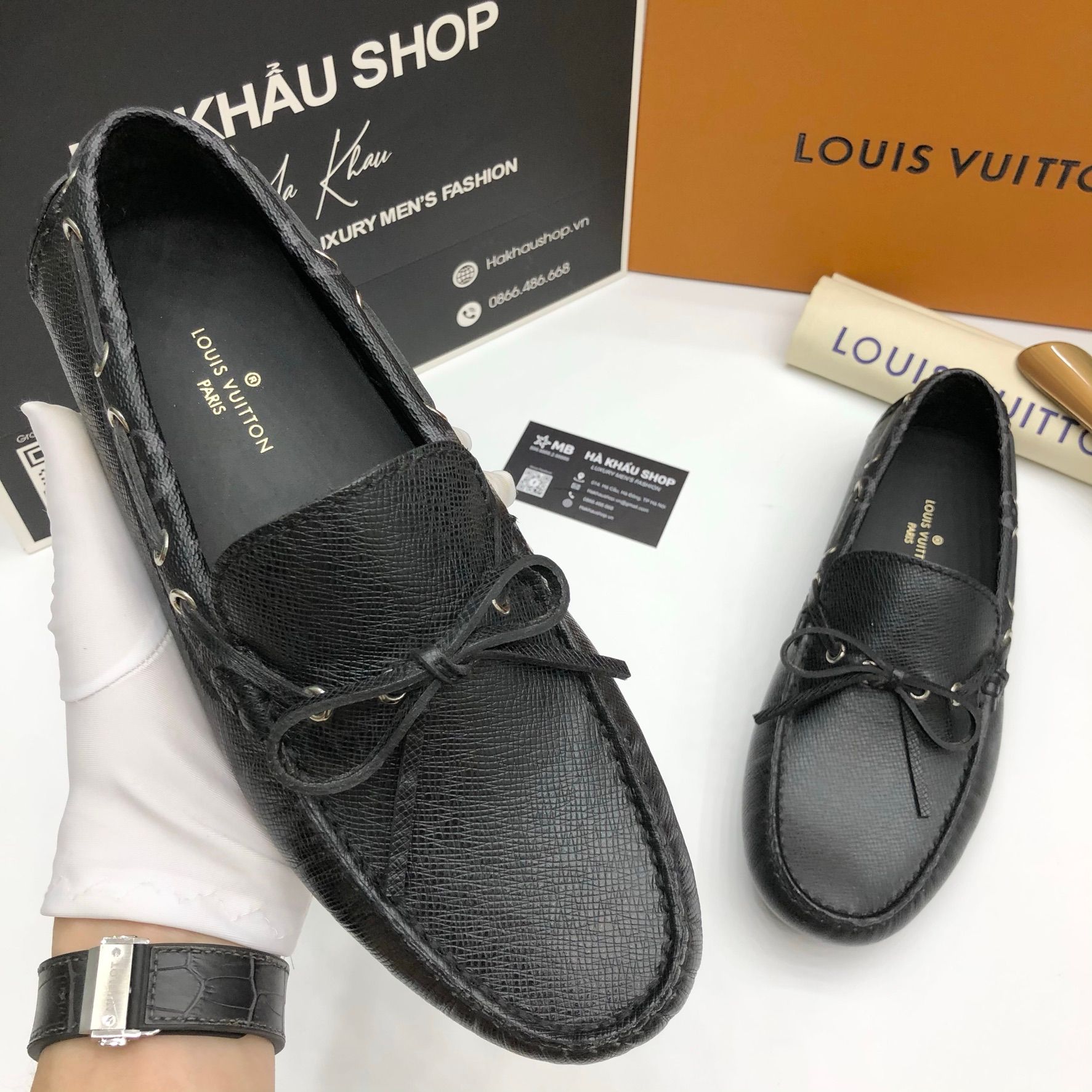 MONTE CARLO MOCCASIN - GIÀY LƯỜI LOUIS VUITTON - NAM 24 – Hà Khẩu Shop