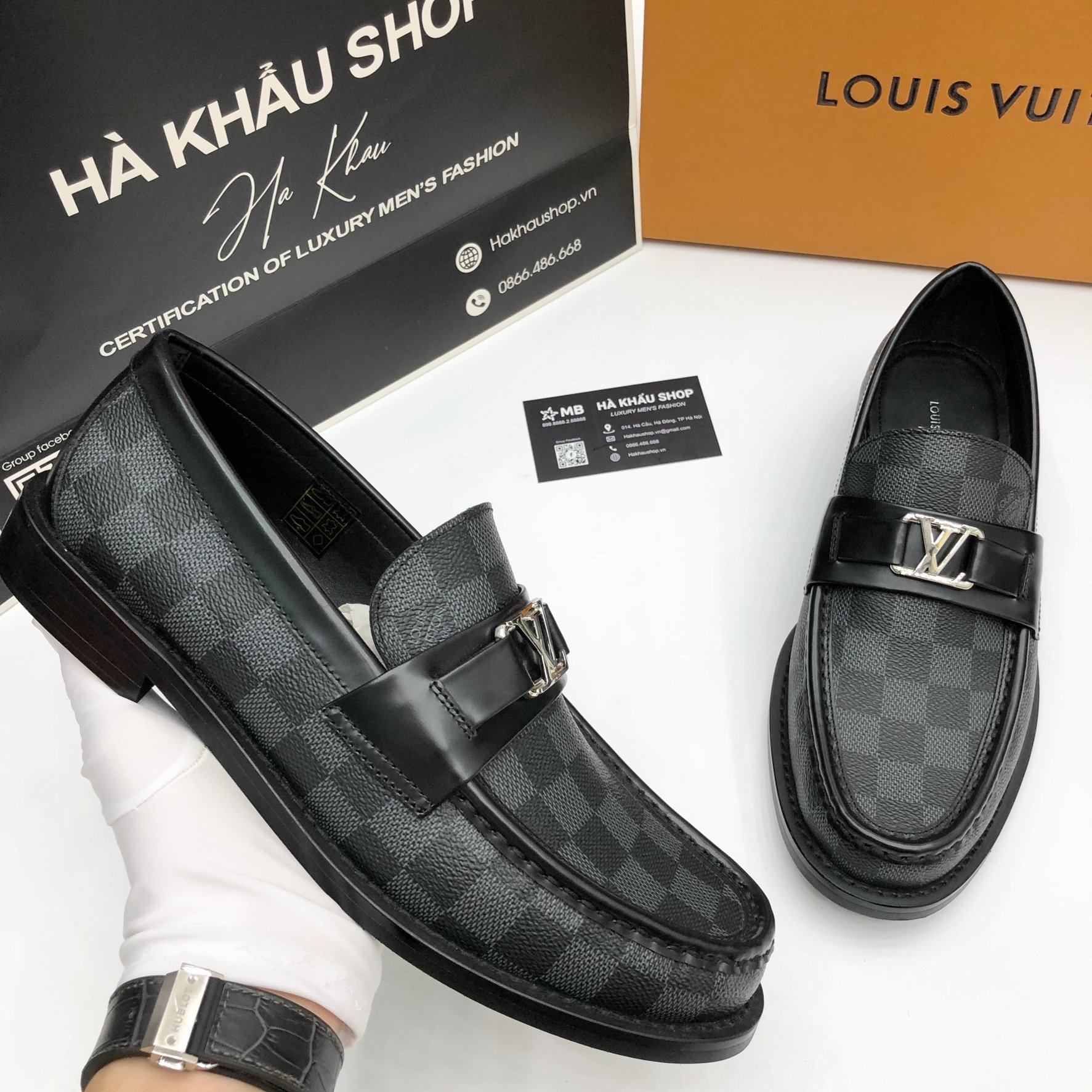 LOAFER  Giày Lười Louis Vuitton  Nam  GLF40  Tổng kho quảng châu