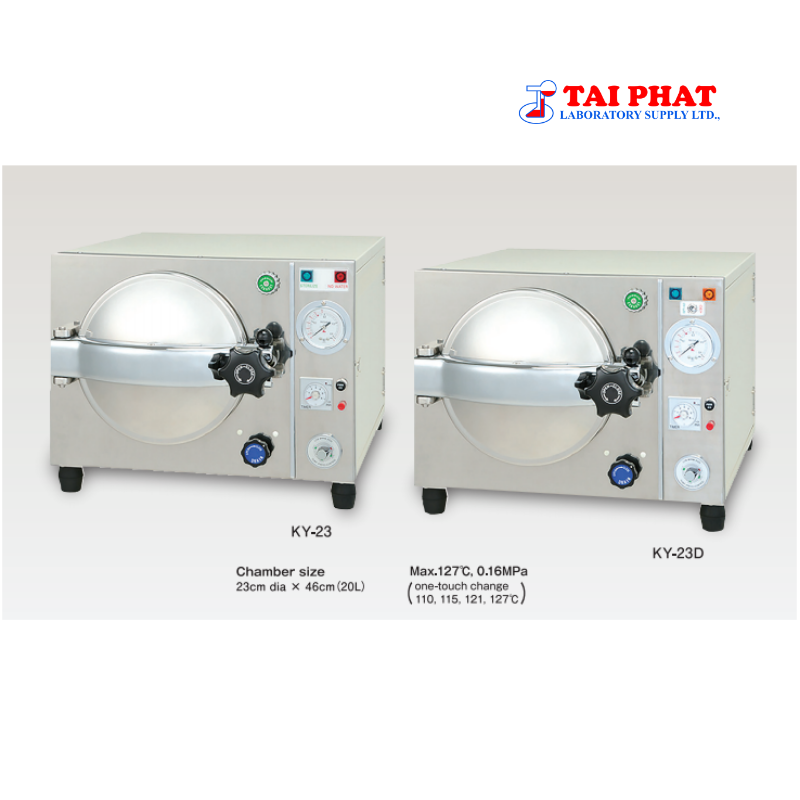 Nồi hấp tiệt trùng buồng ngang ALP KY-23, 20 lít