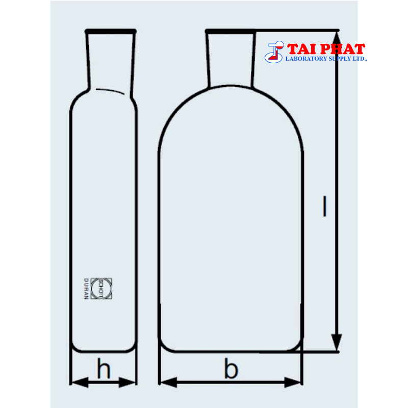 Bình Cấy Mô Dạng Roux Cổ Côn Lệch Tâm - DURAN®