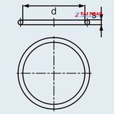 Vòng Đệm Không Màu Cho Bình Phản Ứng - DURAN®