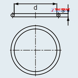 Vòng Đệm Đỏ Cho Bình Phản Ứng - DURAN®