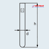 Ống Nghiệm Không Vành Có Chữ - DURAN®