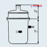 Bộ Dụng Cụ Lọc Loại Witt Nắp Cổ Mài 29/32 - DURAN®