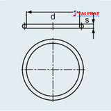 O-Ring - Ống Silicone (VMQ) Phù Hợp Cho Bình Hút Ẩm - DURAN®