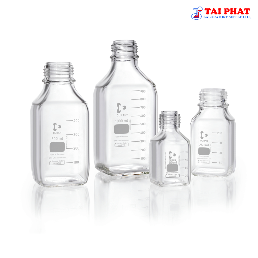 Chai Trung Tính Vuông GL 45 - DURAN®