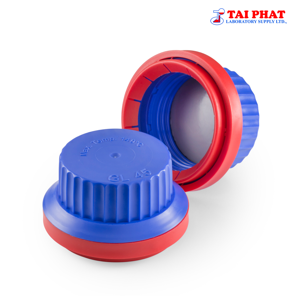 Nắp vặn chai trung tính GL 45 có vòng niêm phong - DURAN