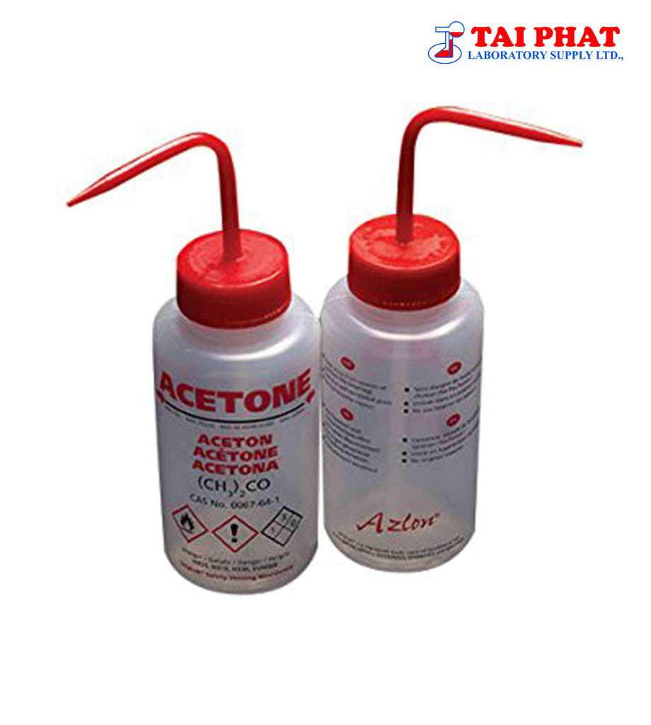 AZLON Bình tia nhựa MR,ethanol, LDPE 500ml
