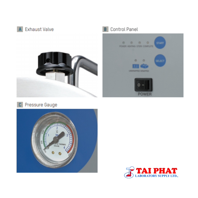 Nồi hấp tiệt trùng 16 lít Poleax Series  SA-232