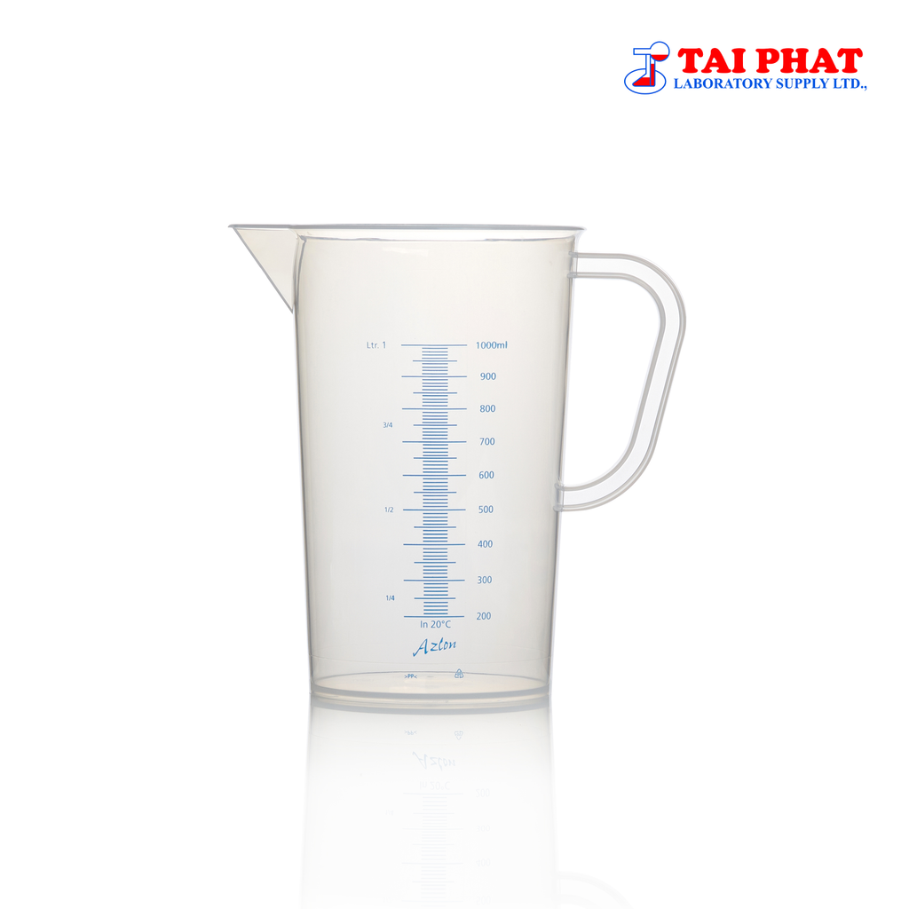 AZLON Ca nhựa có chia vạch xanh, nhựa PP