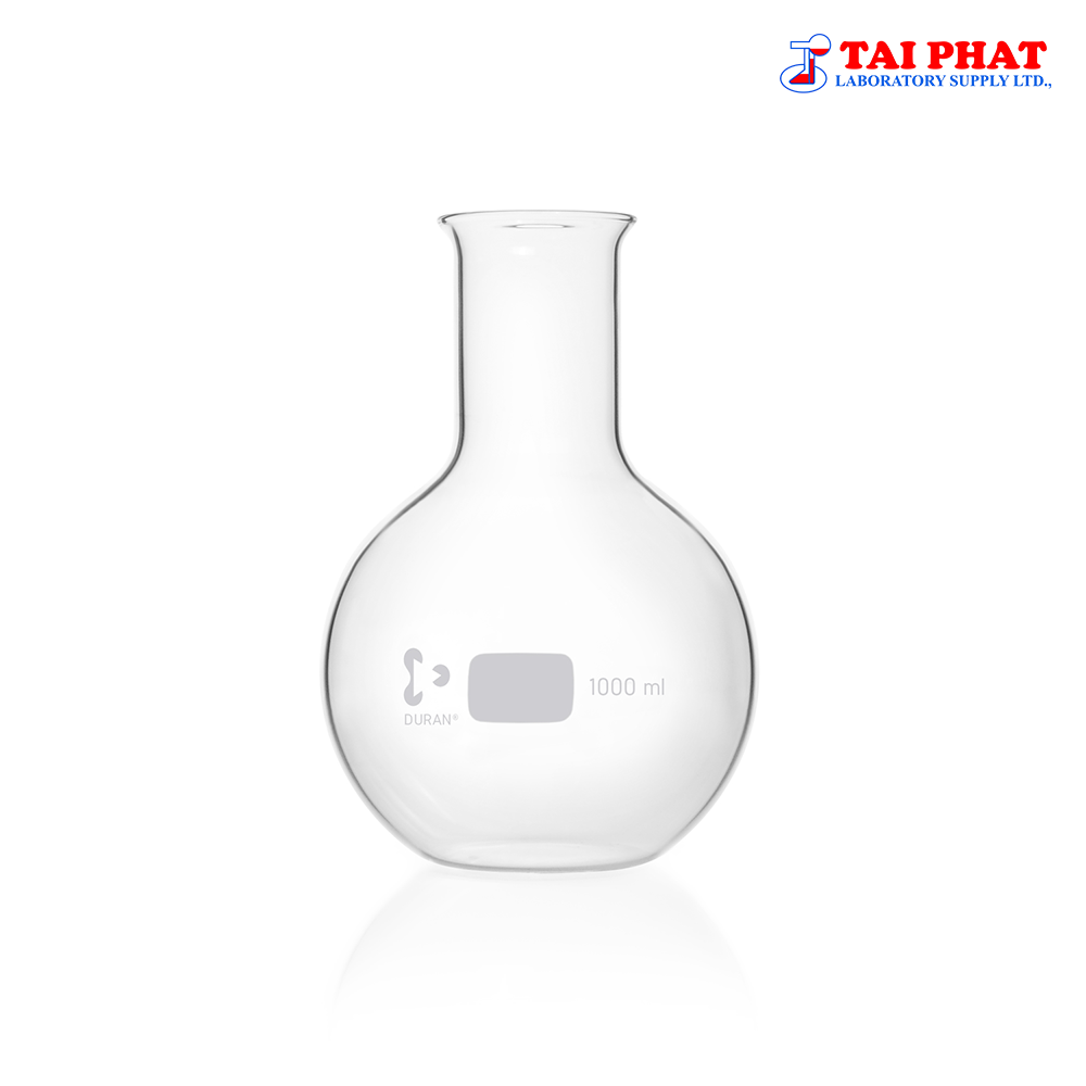 Bình Cầu Đáy Bằng Cổ Rộng - DURAN®