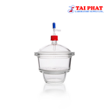 Bình Hút Ẩm Có Vòi Dạng MOBILEX, Vĩ Sứ, Nắp Vặn GL32, Khóa PTFE - DURAN