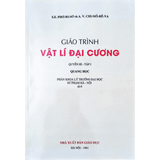 Giáo trình Vật lí đại cương Quyển 3 Tập 1 - Quang học