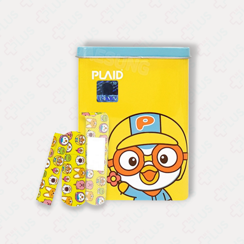 Băng keo cá nhân Pororo hộp thiếc vàng (25 miếng)