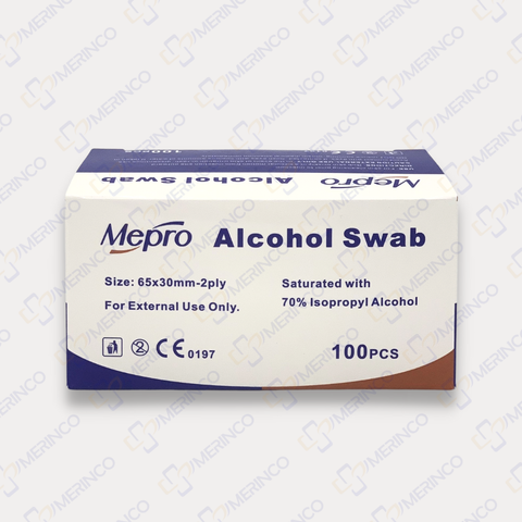 Bông tẩm cồn Mepro Alcohol Swab sát trùng, giảm nhiễm khuẩn huyết
