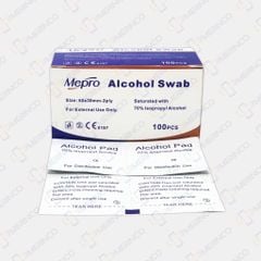 Bông tẩm cồn Mepro Alcohol Swab sát trùng, giảm nhiễm khuẩn huyết