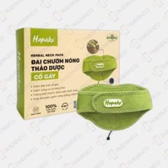 Đai chườm thảo dược cổ gáy làm nóng bằng điện Hapaku