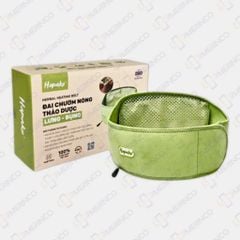 Đai chườm thảo dược lưng bụng làm nóng bằng điện Hapaku
