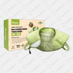 Đai chườm thảo dược vai gáy cổ làm nóng bằng điện Hapaku