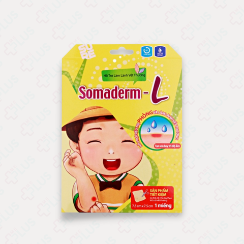 Miếng dán mụn hỗ trợ làm lành vết thương hydrocolloid Somaderm- L  7.5cmx7.5cm