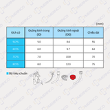 Ống mở khí quản 2 nòng có bóng, có cửa sổ kèm ống hút trên bóng MERA SOFIT D-CFS