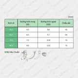 Ống Mở Khí Quản 2 Nòng, Có Bóng Kèm Ống Hút Trên Bóng MERA SOFIT D-CS