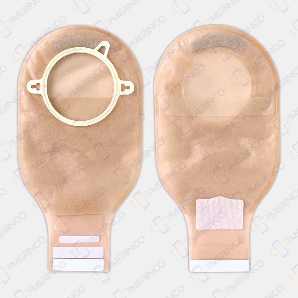 Túi hậu môn nhân tạo HMNT hai mảnh Ostomy Care khóa dán liền