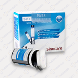 Que thử đường huyết Safe-Accu Sinocare (50 que) tặng kèm kim chích máu