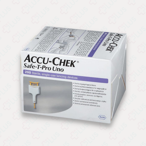 Thiết bị lấy máu tích hợp kim Accu-Chek Safe-T-Pro Uno (200 chiếc)