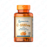 Viên uống bổ sung Vitamin C - 1000mg với Bioflavonoids và Tầm xuân dại Puritan's Pride 100 viên