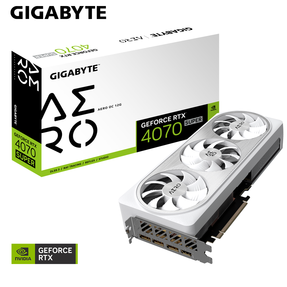 GIGABYTE GeForce RTX 4070 Super AERO OC 12G
