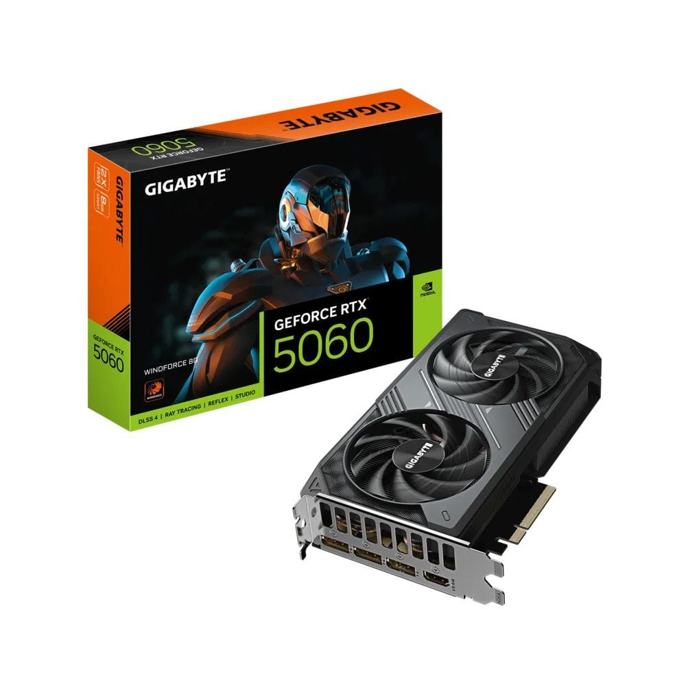 Card Màn Hình GIGABYTE GeForce RTX 5060 WINDFORCE 8G