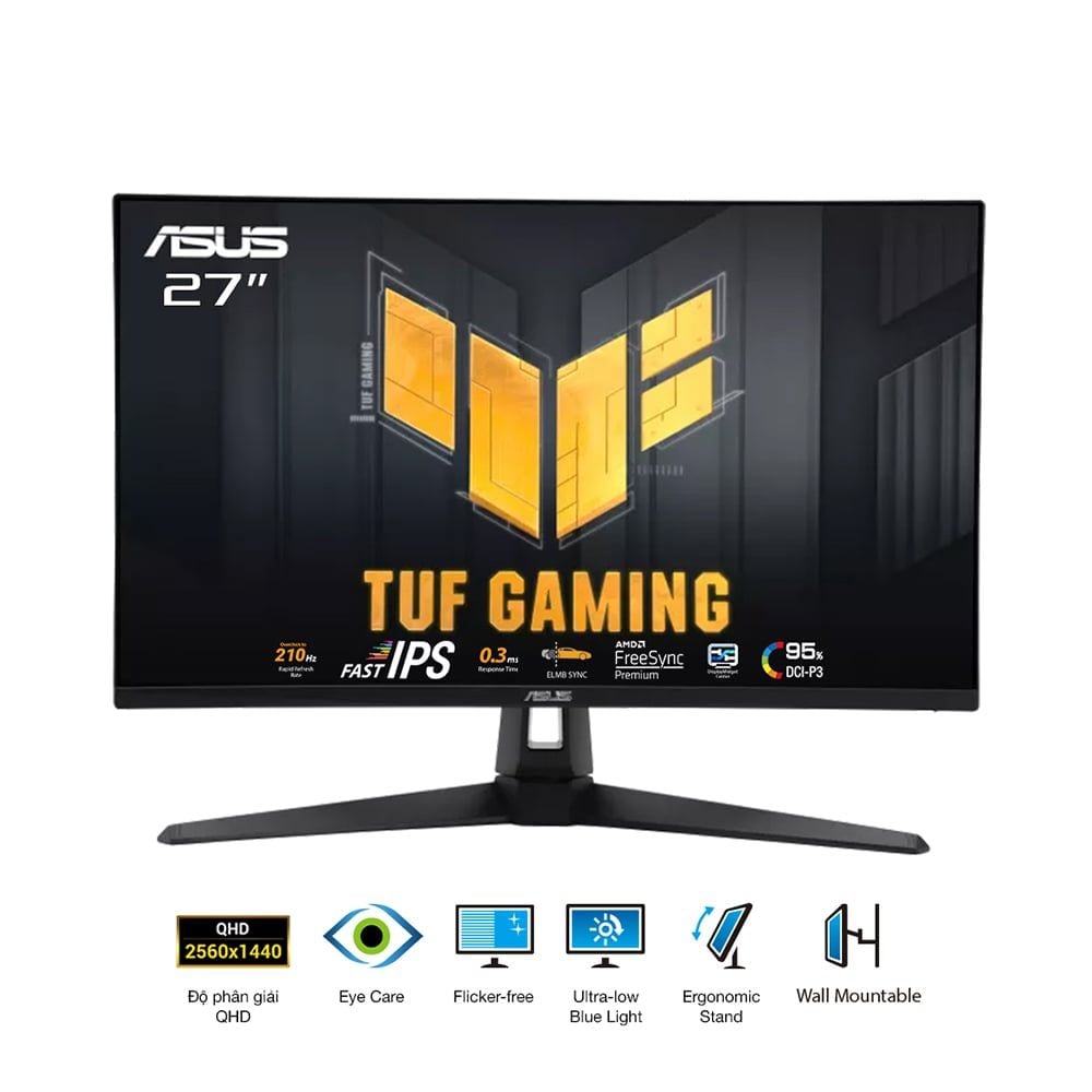 Màn Hình ASUS TUF Gaming VG27AQ5A (27 inch - IPS - 2K - 210Hz - 1ms - Speaker)