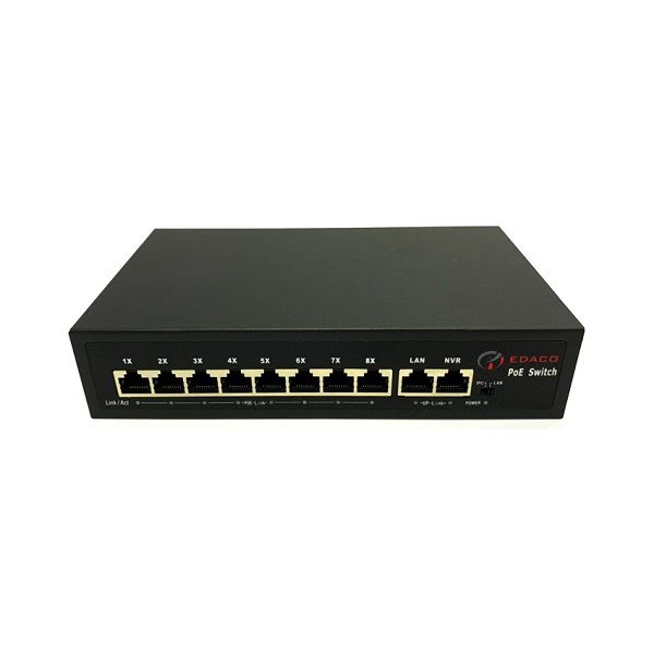 EDACO ECO SW08P1 Switch POE 8 cổng