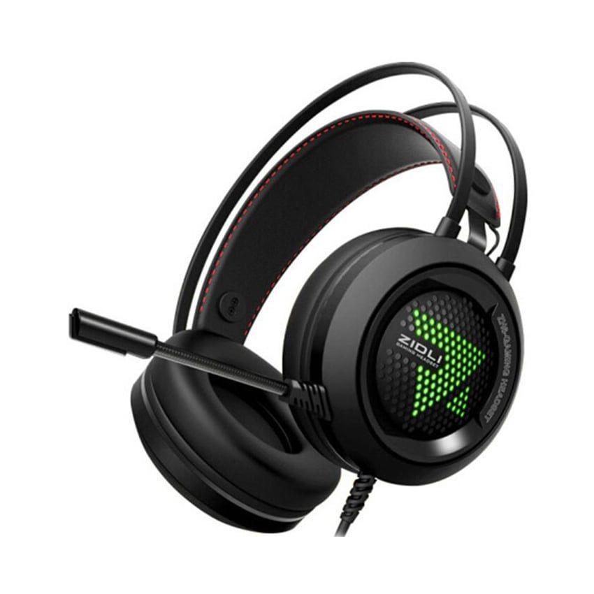 ZIDLI ZH6+ 1Jack 3.5 Black (Có led, kết nối USB + 3.5, kèm cáp gộp 2 cổng 3.5)