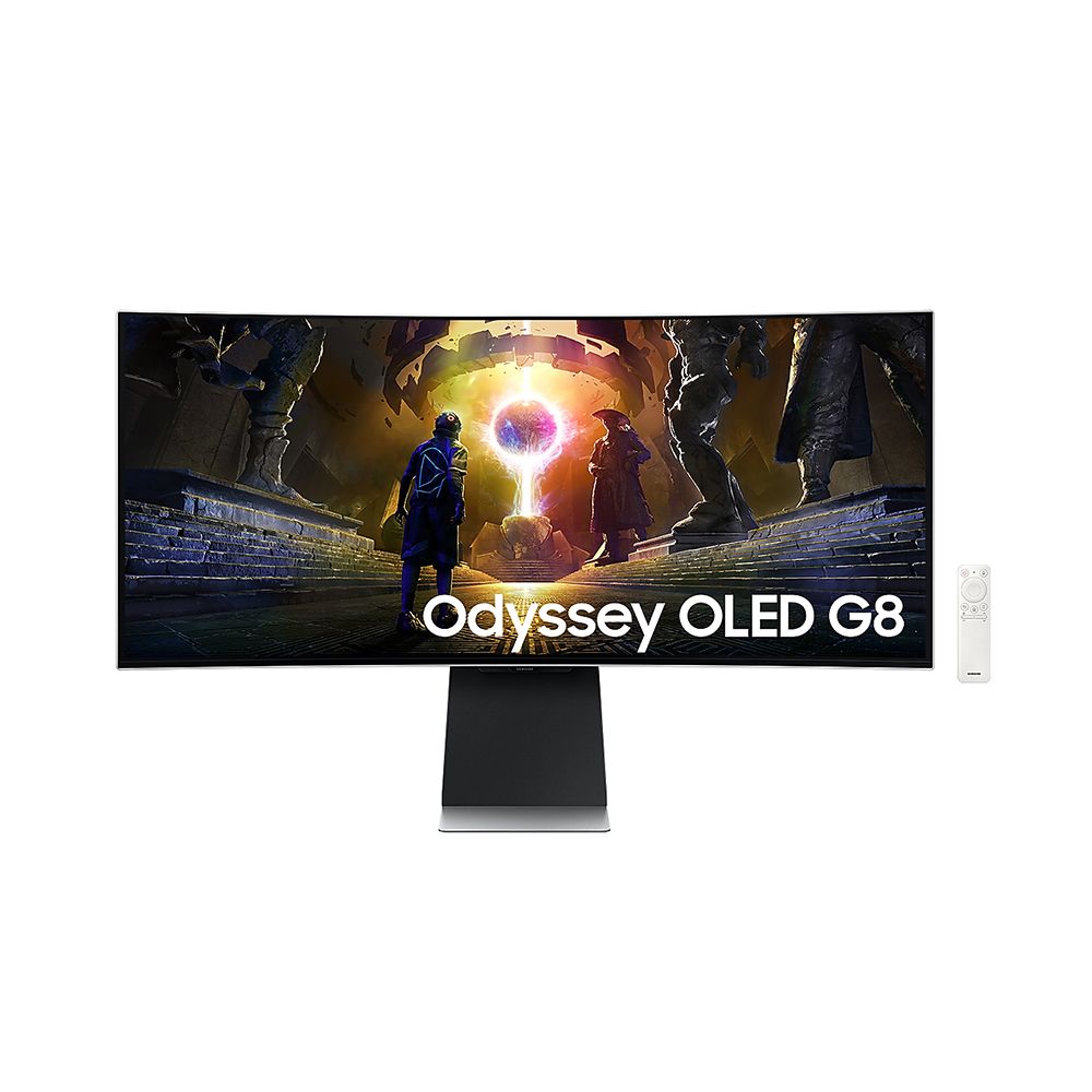 Màn Hình SAMSUNG Odyssey OLED G8 G85SD LS34DG850SEXXV (34 inch/ OLED/ UWQHD/ 175Hz/ 0.03ms/ Cong/ HDMI+DP+USB+Bluetooth)