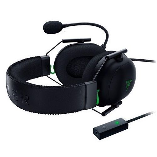 RAZER Black Shark V2 + USB Sound Card (Wired)