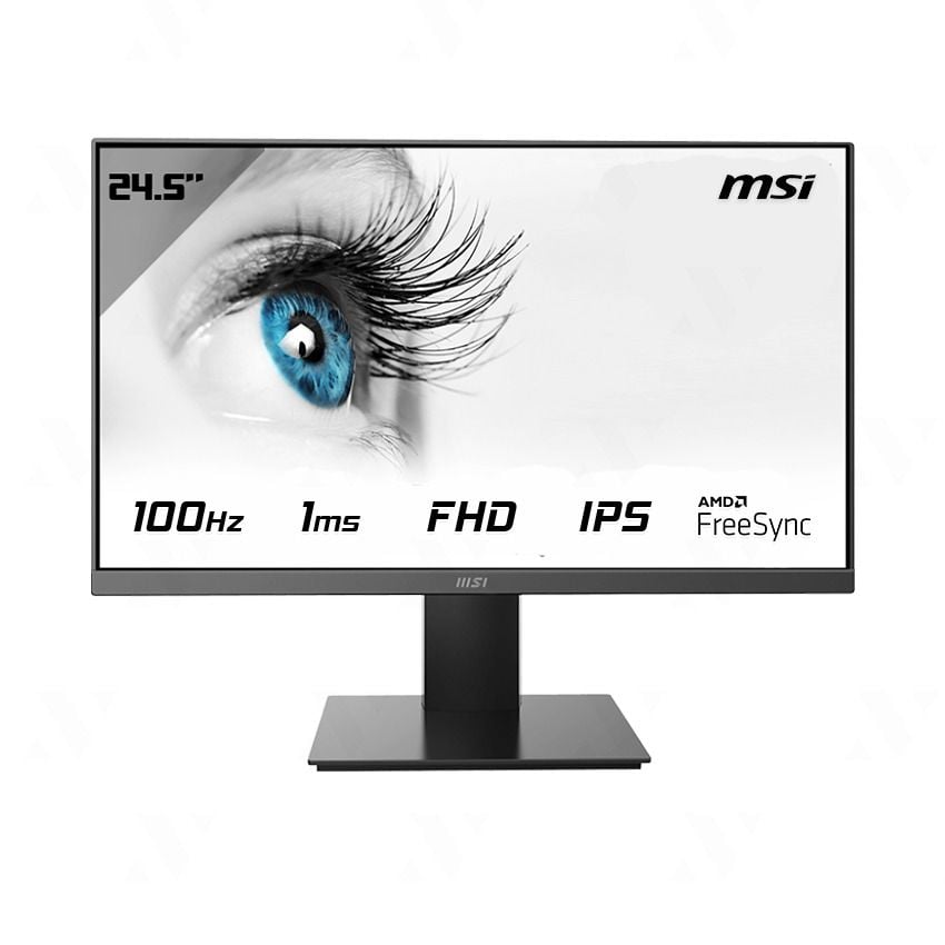 MSI PRO MP251 25 16:9 IPS Monitor, 100Hz 1ms, 1920 x 1080 (FHD)